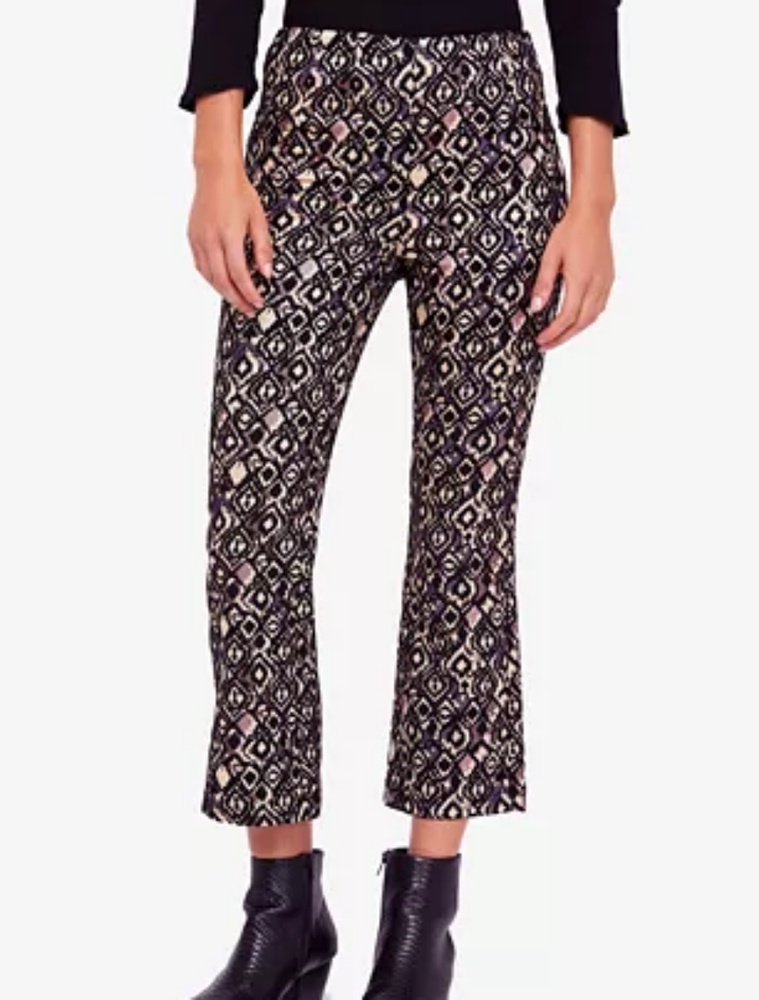 NWT Free People Mod Cropped Kick-Flare Pants - Picture 2 of 8